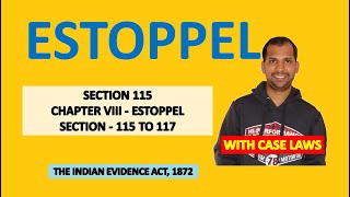 Estoppel  Section 115 of Indian Evidence Act  Law of Evidence [upl. by Nnayelsel]