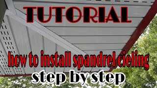 How to install o magkabit ng spandrel step by step tutorial [upl. by Nnairb]