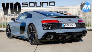 AUDI R8 Facelift  9000 rpm V10 SOUND🔥 [upl. by Thorvald]