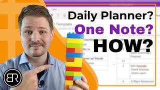 How to Create a DAILY Planner in OneNote [upl. by Grous532]