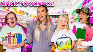 Sisters BACK TO SCHOOL Shopping Haul [upl. by Golightly]