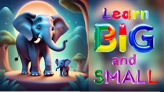 Big vs Small  Learn About Size for Kids children songs math video for kids [upl. by Sukram917]