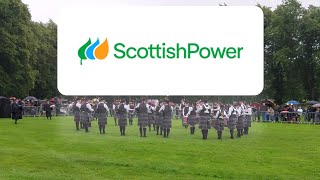 Scottish Powers Grade 1 Medley at Renfrew Highland Games 2024 [upl. by Hescock413]