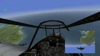 Aces High II  P47D11 Gameplay [upl. by Anrapa651]