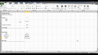 Create a Bookkeeping Spreadsheet using Excel  Part 5 [upl. by Jeanie]