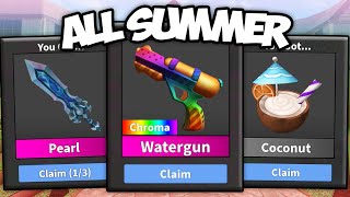 How to Get ALL Summer Items in Murder Mystery 2 [upl. by Etnauq10]