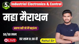 Industrial Electronics amp Control महा मैराथनPart5IEC 4th semester by Rahul Sirstudy powerpoint [upl. by Broddy929]