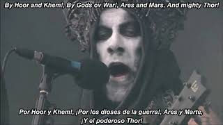 Behemoth Bartzabel LIVE subtitulada en español Lyrics [upl. by Imhskal]