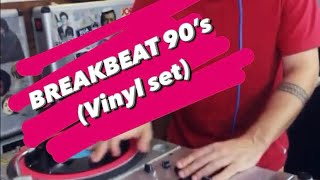 Nedu Lopes  Breakbeat 90s Vinyl set Programa Bateu no Baile [upl. by Xonel956]