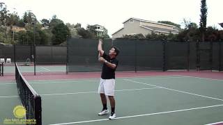 Will staying sideways help you hit up on the serve [upl. by Williamsen]