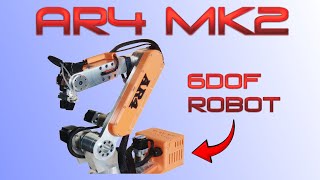 AR4 MK2 6 DOF ROBOT ARM  DIY 6 axis robot kit  Arduino controller with Python program interface [upl. by Anej411]