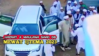 Hazrat Ji Maulana Saad DB  Mewat Ijtema 2023  Ameer E Aalam  Nizamuddin Markaz [upl. by Anilejna445]