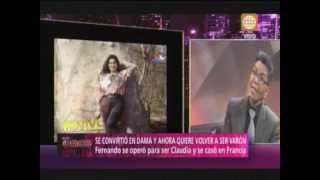 A las Once Transexual pide recuperar su identidad de varón 190613 [upl. by Terces539]