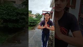 Namaskar🙏😂 follow funny tanishachauhan comedy entertainment fun shorts [upl. by Aracahs]