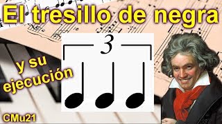 El tresillo de negra Cómo leerlo y ejecutarlo Lección musical 21 DINÁMICA FÁCIL [upl. by Neirrad]