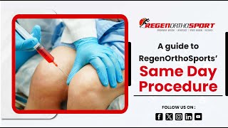 RegenOrthoSport SameDay Procedure  RegenOrthoSport [upl. by Eidualc294]