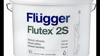 Краска Flugger Flutex 2S и безвоздушное нанесение Graco [upl. by Gonzalo]