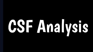 Cerebrospinal Fluid Analysis  CSF Analysis  CSF Disorders  Symptoms Of Multiple Sclerosis [upl. by Raual]