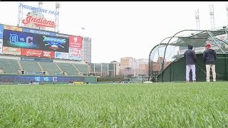 Fans welcome Indians for home opener [upl. by Eetsirhc]