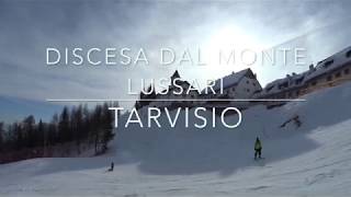 Discesa dal Monte Lussari a Tarvisio [upl. by Ettezil]