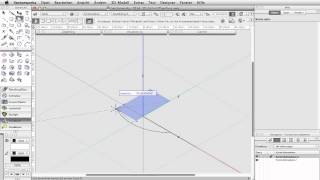 Vectorworks 2014 3D Schnittflächen [upl. by Colner]