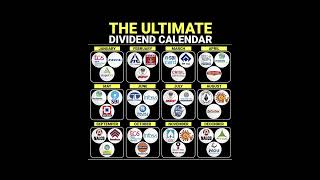 THE ULTIMATE DIVIDEND CALENDAR 🤑  Best Dividend Stocks For Long Term stockmarket [upl. by Lenoyl]