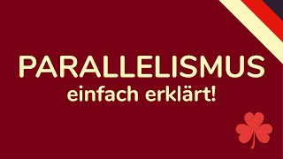 PARALLELISMUS  schnell amp einfach erklärt rhetorische Mittel animiert 🇩🇪 [upl. by Haleemak]