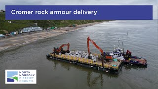 Cromer rock armour delivered [upl. by Anzovin]