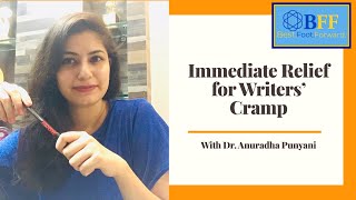 Writers Cramp Immediate Help [upl. by Asilla]