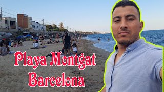 Vlog jdid  Montgat Nord Barcelona شاطئ مونتكات برشلونة [upl. by Animlehliw]