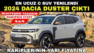 2024 MODEL YENİ DACIA DUSTER ÇIKTI MUHTEŞEM TASARIM RAKİPSİZ FİYAT 4X4 DACIA DUSTER YENİLENDİ [upl. by Hochman]