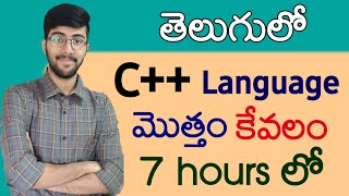 Complete C in Telugu  AZ Cpp Explained in 7 hours  Vamsi Bhavani [upl. by Chessa357]