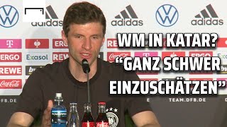 Katar quotAuch in Deutschland gibt es Menschenrechtsverletzungenquot Thomas Müller über die WM 2022 [upl. by Persis103]