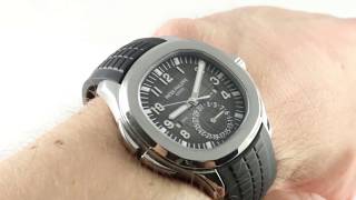 Patek Philippe Aquanaut Travel Time 5164A001 Luxury Watch Review [upl. by Donoho]