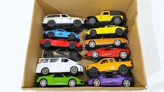 Box Full of Model Cars  Mazda Miniature toy car model Lamborghini  Review of toy cars A3059 [upl. by Nunnery]