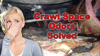 Crawl Space Odors Solved Harrisburg NC Get Rid Of Foul Smells Specialty Foundation Repair [upl. by Emylee]