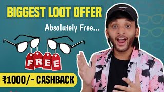 Free Products  100 Cashback On Eyeglasses amp Sunglasses  Order Free Eyeglasses  Eyemyeye [upl. by Lisk]