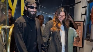 Mommy And Daddy To Be 🤰Deepika And Ranveer Head To Home After A Movie Night [upl. by Goody58]