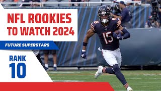 Top 10 NFL Rookies to Watch in 2024  Future Superstars [upl. by Philbin]