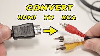 HDMI to RCA  How to Convert [upl. by Resaec]