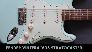 Fender Vintera 60s Stratocaster Sound Test [upl. by Seif]