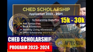 PAANO SAAN AT KAILAN MAGAPPLY NG CHED SCHOLARSHIP 20232024 [upl. by Klinges]