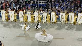 Imperatriz Leopoldinense 2019  Primeiro casal de mestresala e portabandeira [upl. by Wylen137]