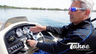 Rough Water Driving  Pontooning Guide 2017  Tahoe Pontoon Boats [upl. by Llerryt185]