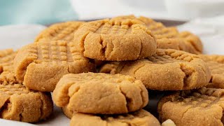 3 Ingredient Peanut Butter Cookies [upl. by Hendricks]