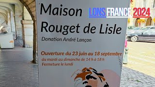 Musée Rouget de Lisle Lons Le Saunier France 🇫🇷 2024 france jura musee [upl. by Marnie]