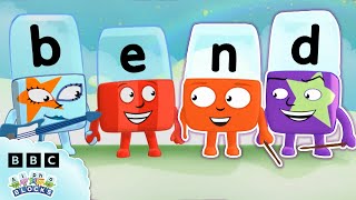 2 Letter Ends Blends  Consonant Clusters  Learn to Read and Spell  Alphablocks [upl. by Aisorbma211]