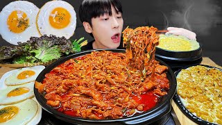 ASMR MUKBANG 집밥 직접 만든 콩나물 불고기 amp 레시피 계란찜 콘 치즈 먹방  KIMCHI JJIGAE Korean Home Meal EATING [upl. by Nido957]