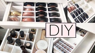 DIY 😍 PERFEKTE IKEA ALEX MAKE  UP ORGANISATION 😍 AUFBEWAHRUNG [upl. by Suixela]