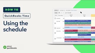 How to use the schedule in QuickBooks Time [upl. by Siusan655]